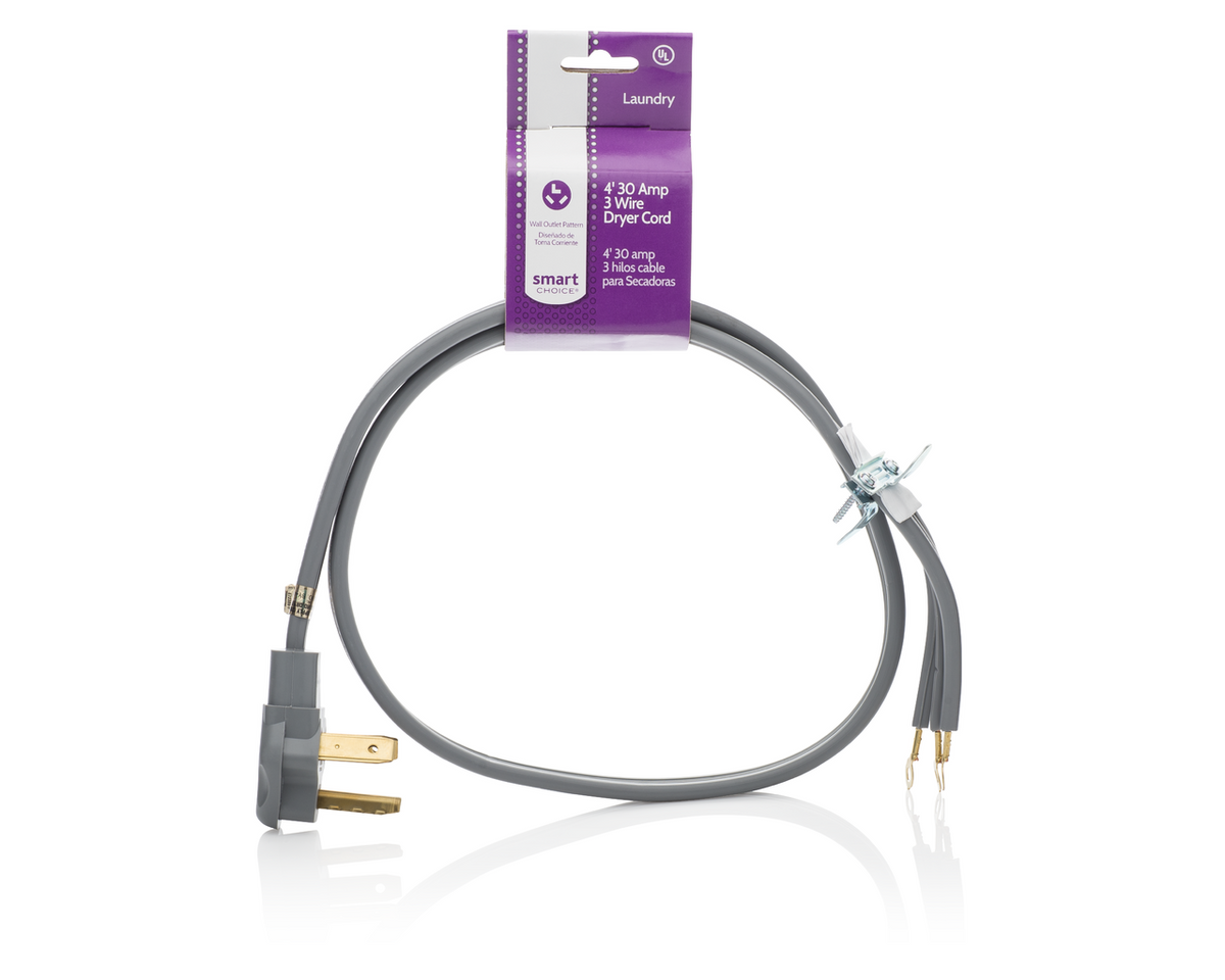 Smart 5304512979 30 Amp Electric Cable for Dryer 4&#39;