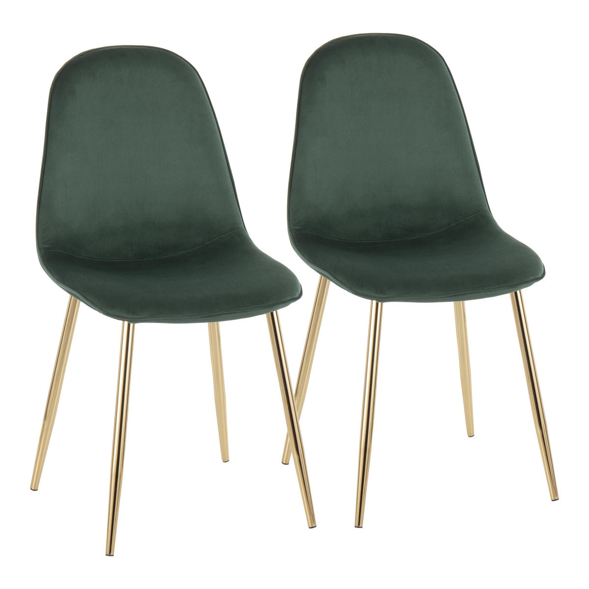 LUMISOURCE PEBBLE CHAIR - SET OF 2