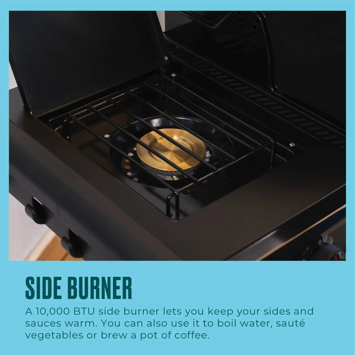 Char-Broil 463281024 Pro 4-Burner Gas Grill with Side Burner