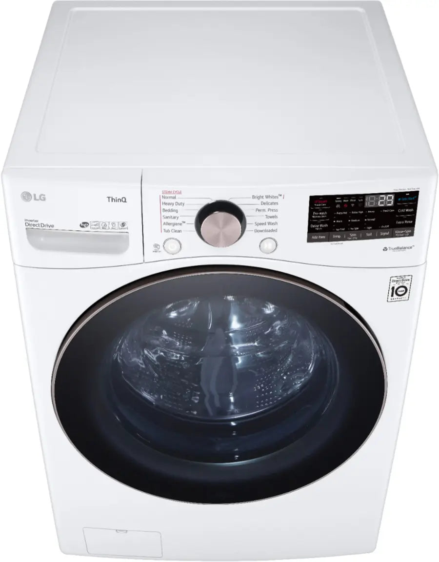 LG 4.5 cu. ft. Ultra Large Capacity Front Load Washer - White