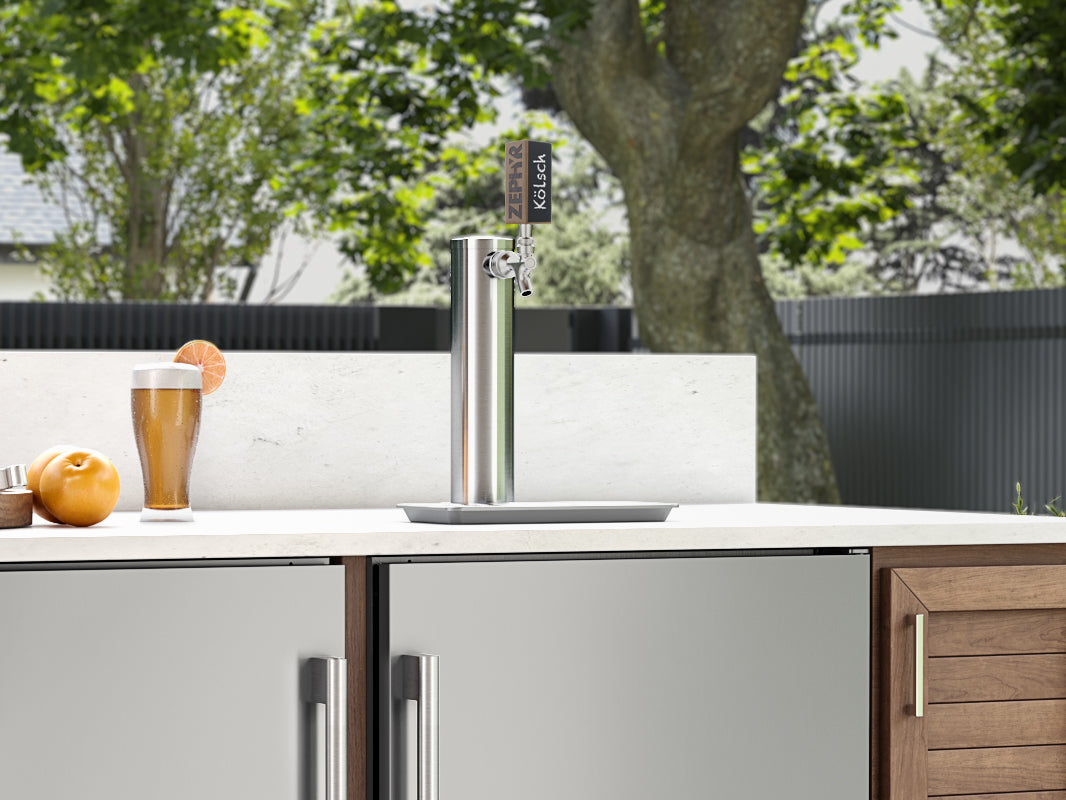 ZEPHYR PRKB24C01AS-OD 24&quot; Outdoor Kegerator &amp; Beverage Cooler