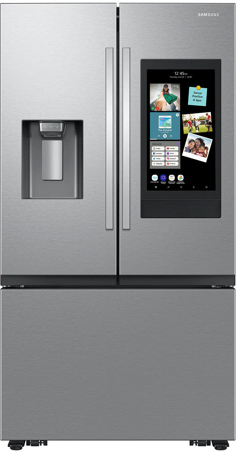 SAMSUNG RF32CG5900SRAA 30 cu. ft. 3-Door French Door Smart Refrigerator with Family Hub - Stainless Steel