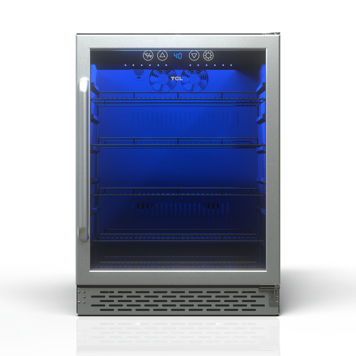 TCL TRV161BAS 161 Can Single Temperature Zone Built-In Beverage Cooler - Stainless