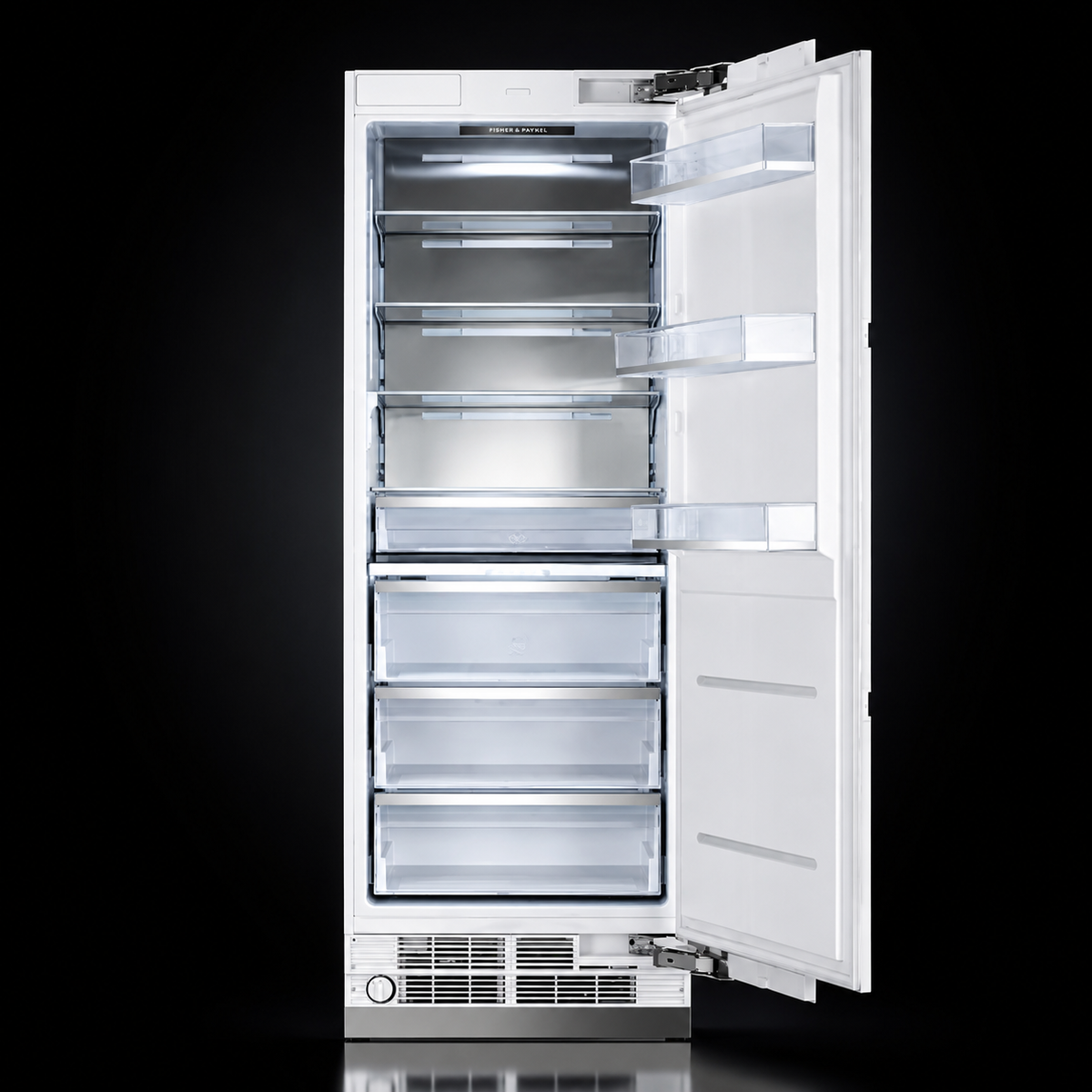 KUCHT KR300TR-SS 30 " Built-In Refrigerator Column- Panel and Handle Included - Stainless Steel