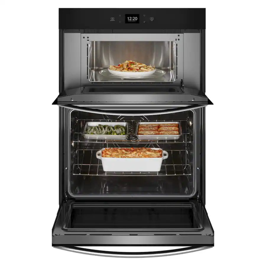 WHIRLPOOL WOEC5030LZ 6.4 Total Cu. Ft. Combo Wall Oven with Air Fry When Connected
