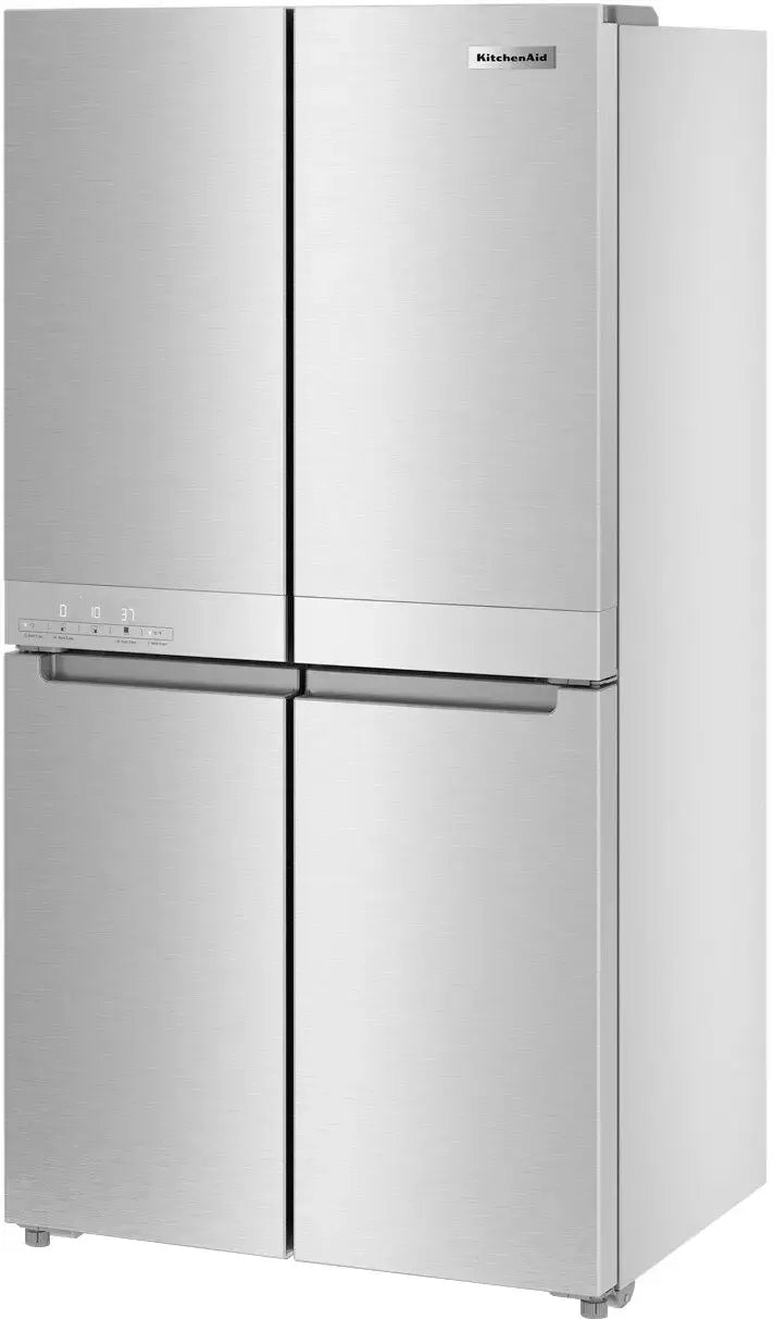 KITCHENAID KRQC506MPS 36-inch wide Counter-Depth 4-Door Refrigerator