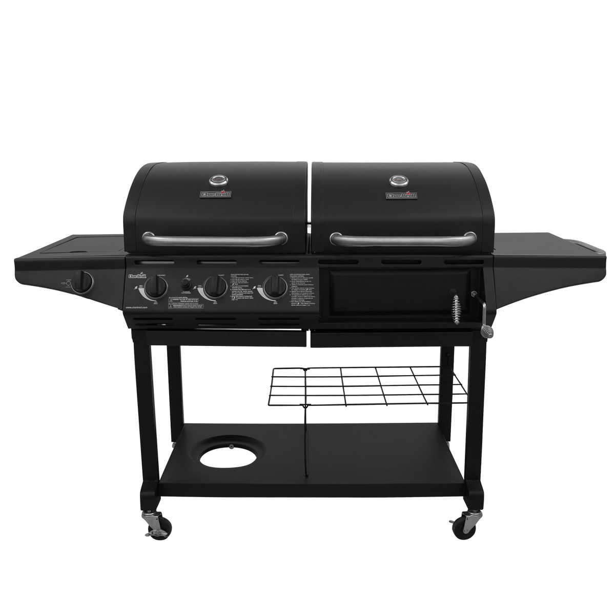 Char-Broil 463714514 Deluxe Charcoal &amp; Gas Combo Grill
