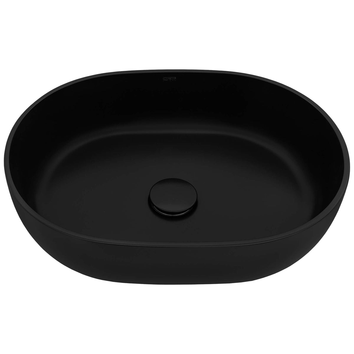 RUVATI RVB2119BK epiStone 19-inch Solid Surface Vessel Sink
