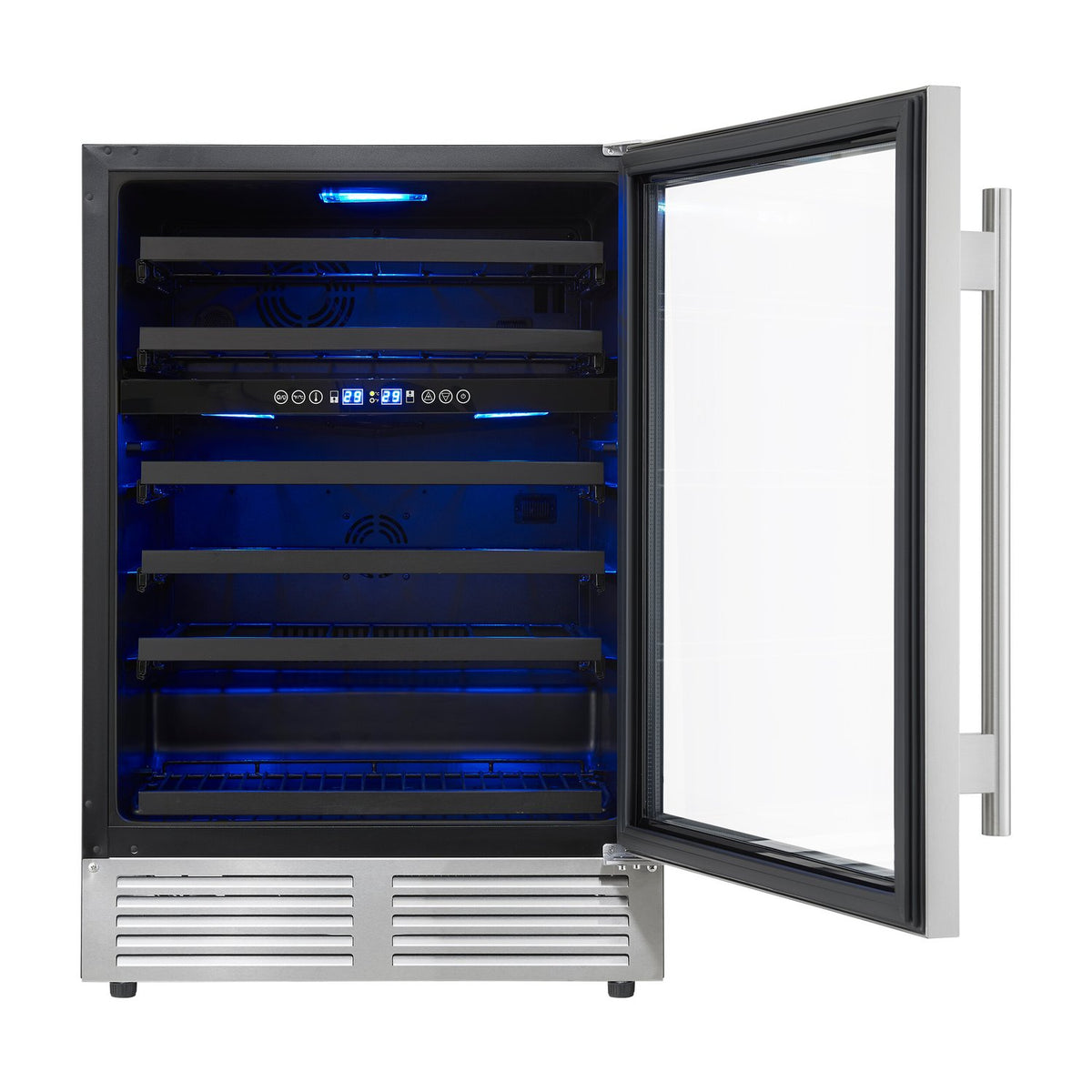 FORNO FWCDR6634-24S Bacchino 24 Inch Wine Cooler, Stainless Steel