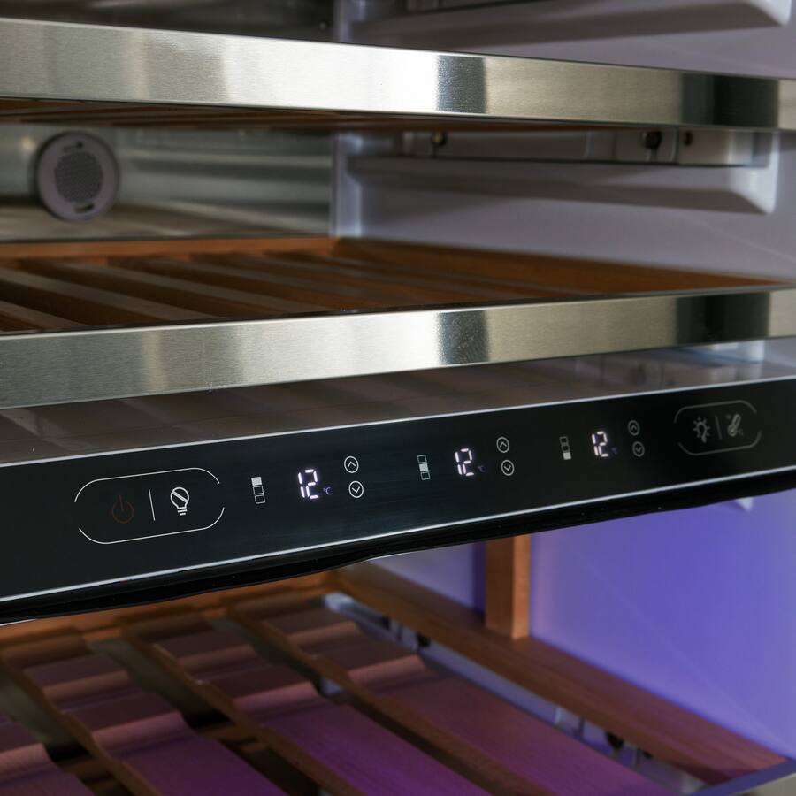 KUCHT K240W 24-in Built-in Panel Ready Three Zones Wine Cooler - Custom Panel Ready (Copy)