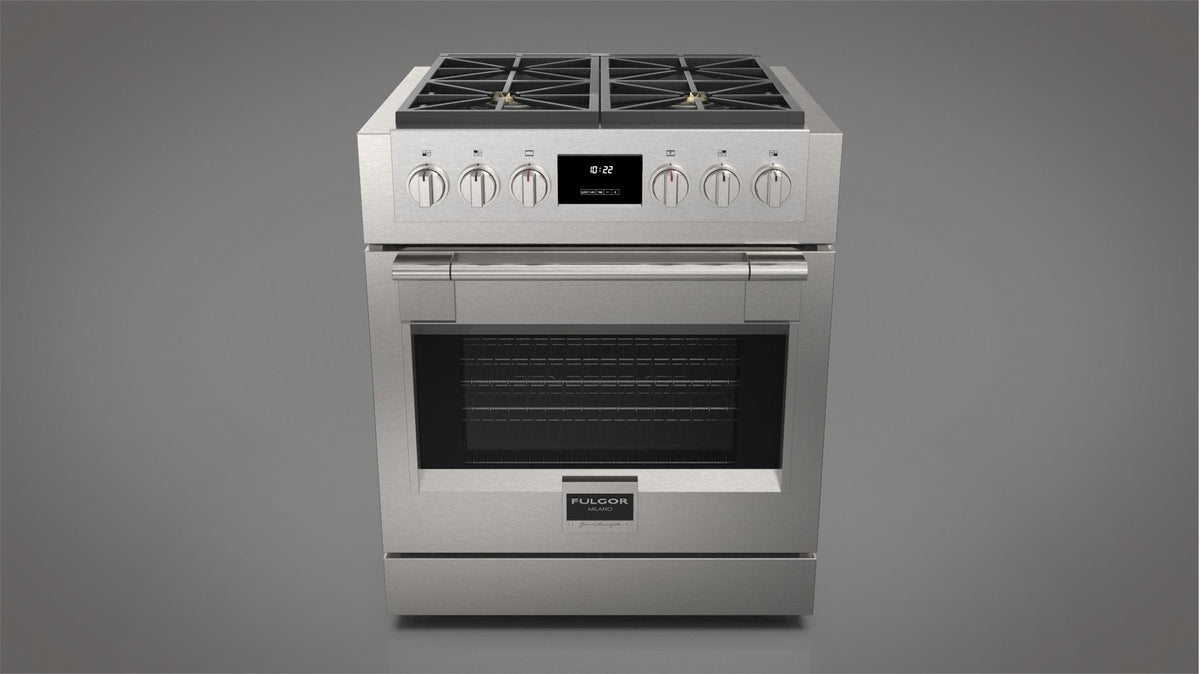 FULGOR MILANO F6PGR304S2 30&quot; ALL GAS PRO RANGE