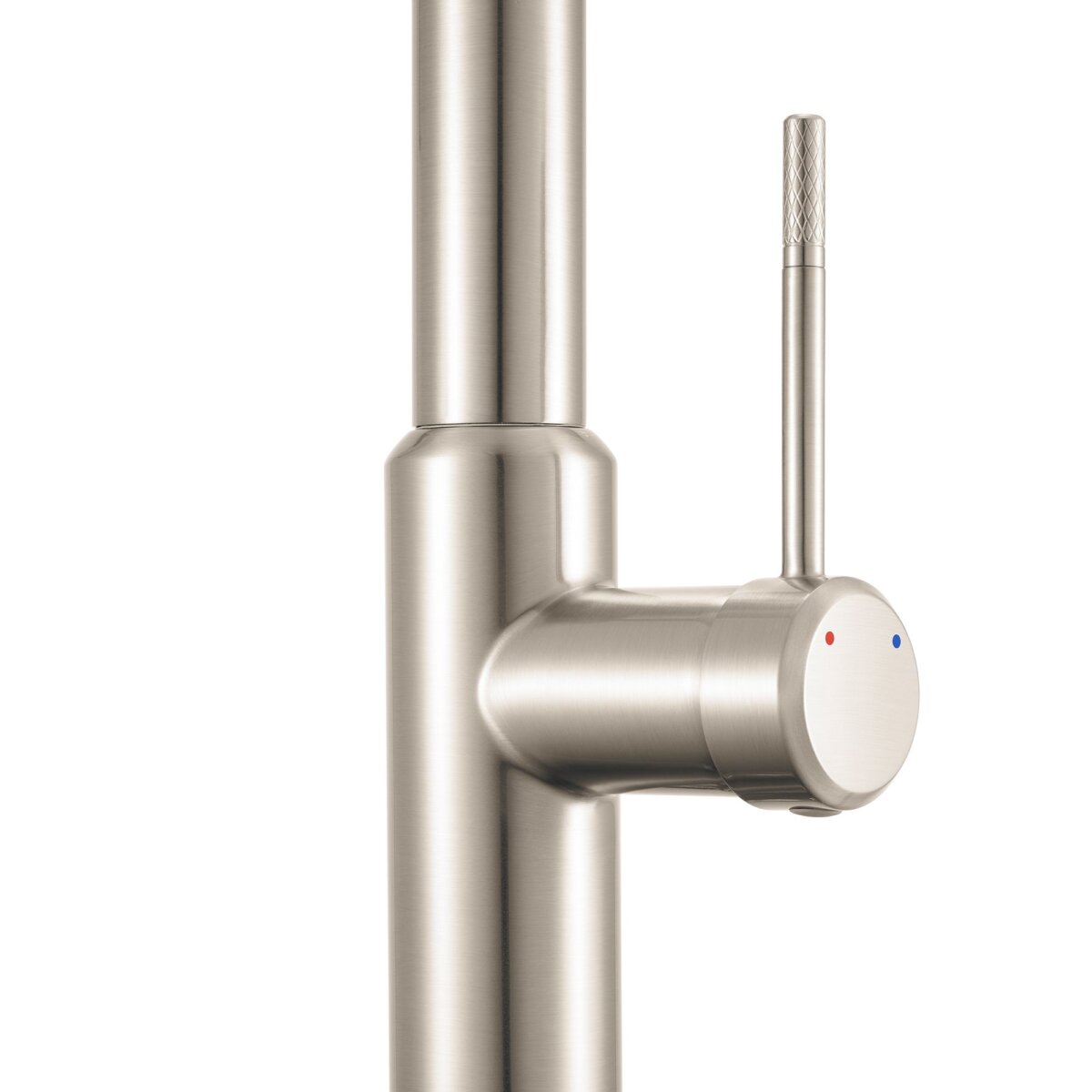 RUVATI RVF1237BN Vestia Single Handle Pull Down Kitchen Faucet Knurling Contemporary