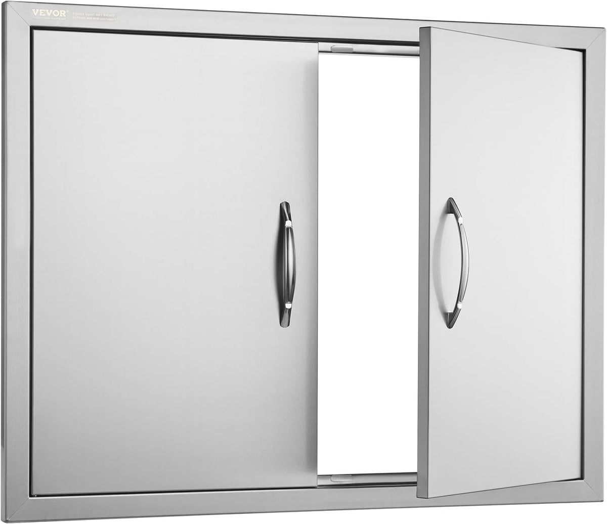 Outdoor Kitchen BBQ Access Door, 31W x 24H Inch Stainless Steel