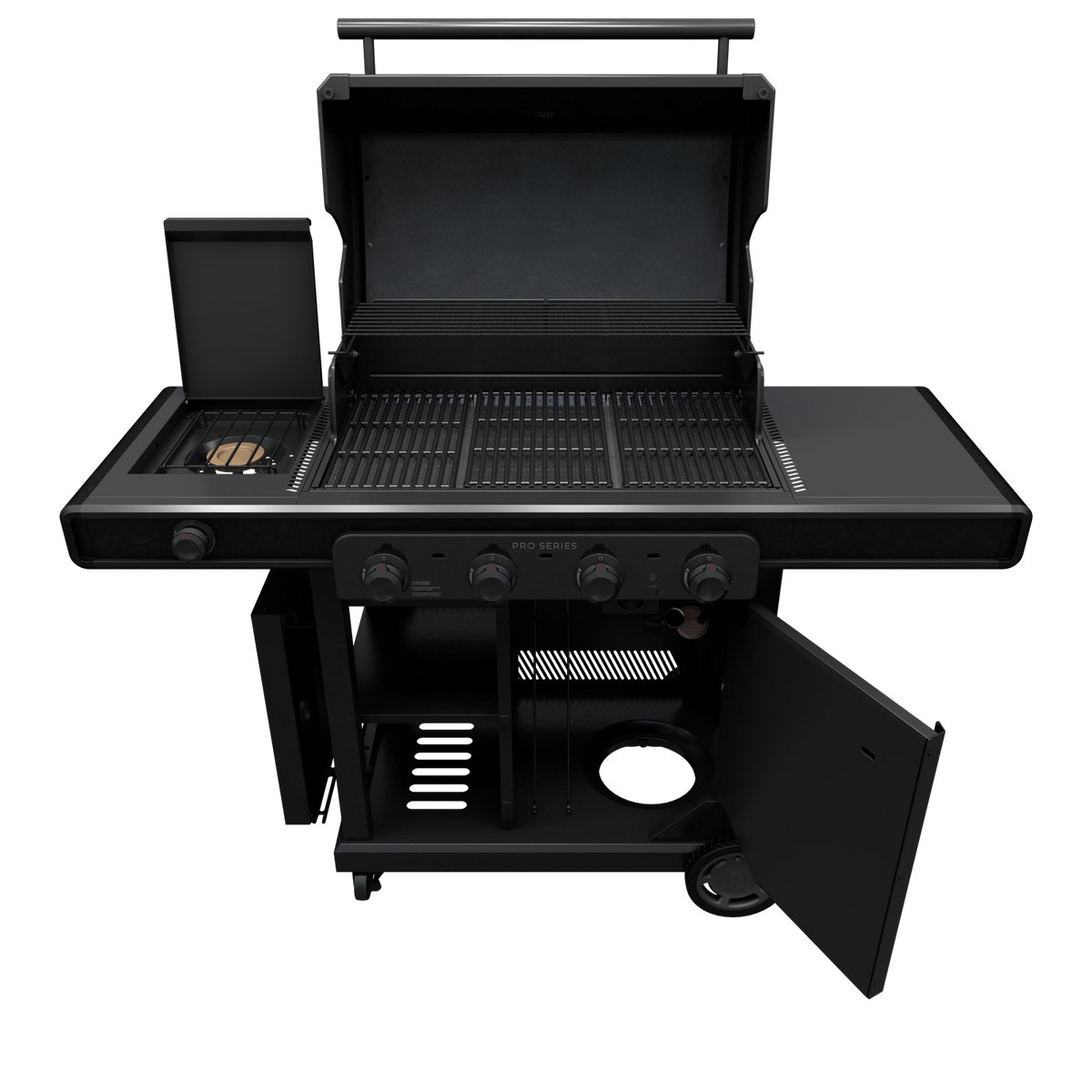 Char-Broil 463281024 Pro 4-Burner Gas Grill with Side Burner