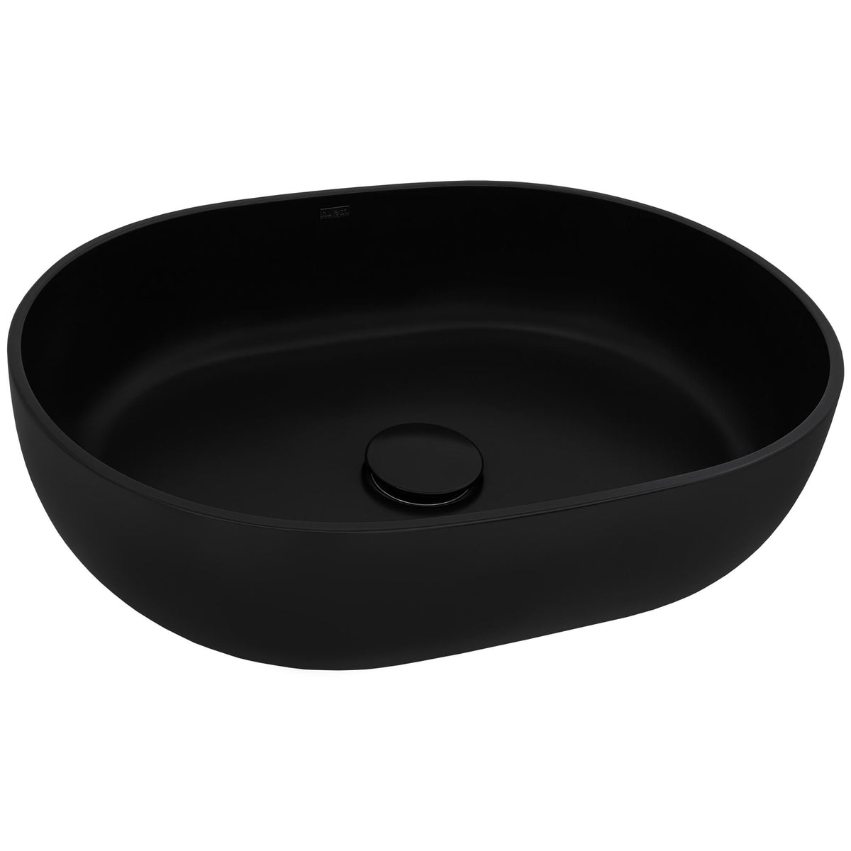 RUVATI RVB2119BK epiStone 19-inch Solid Surface Vessel Sink