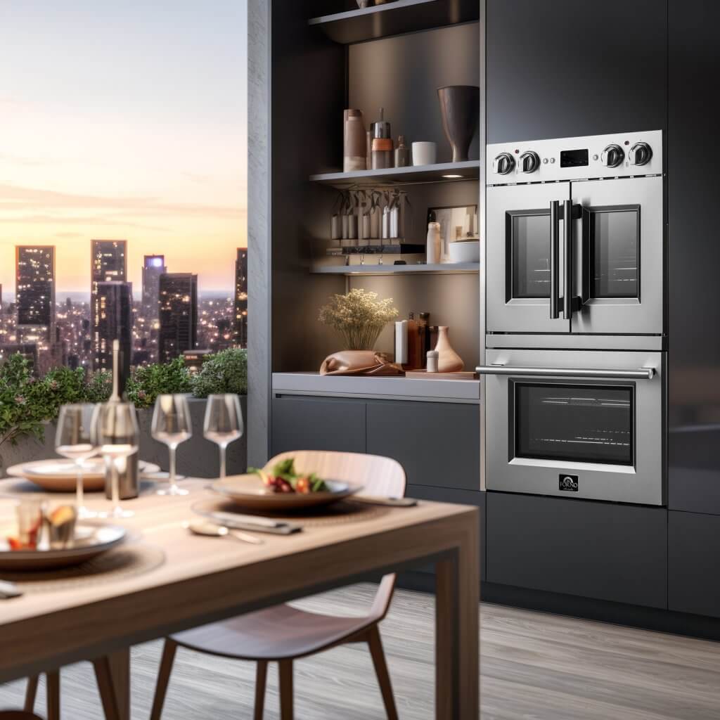 FORNO Gallico 30-Inch Electric French Door Double Oven