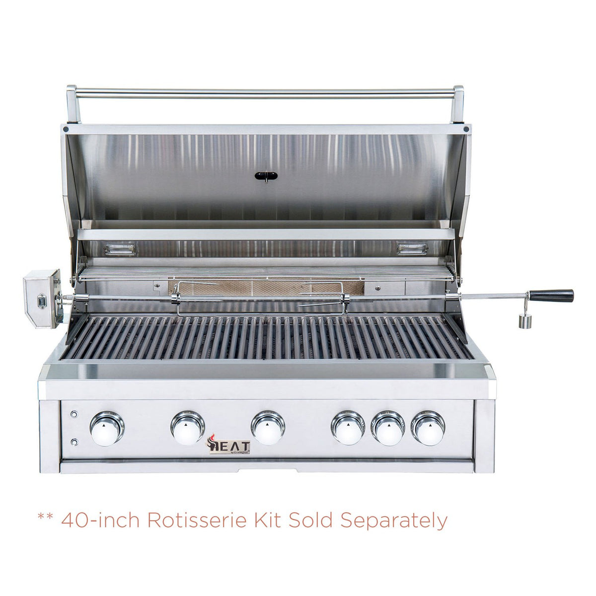 HEAT HTGR40-5-LP 40" 5-Burner Gas Grill w/ Infrared Burner