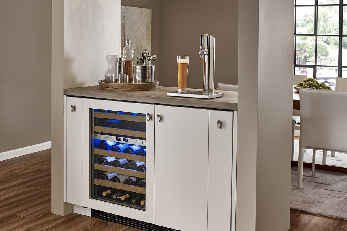 TRUE RESIDENTIAL TWC-24 24&quot; Undercounter Wine Cabinet Overlay Glass