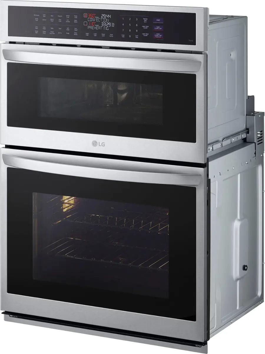 LG Smart Combination Wall Oven, True Convection, Air Fry, and Steam Sous Vide