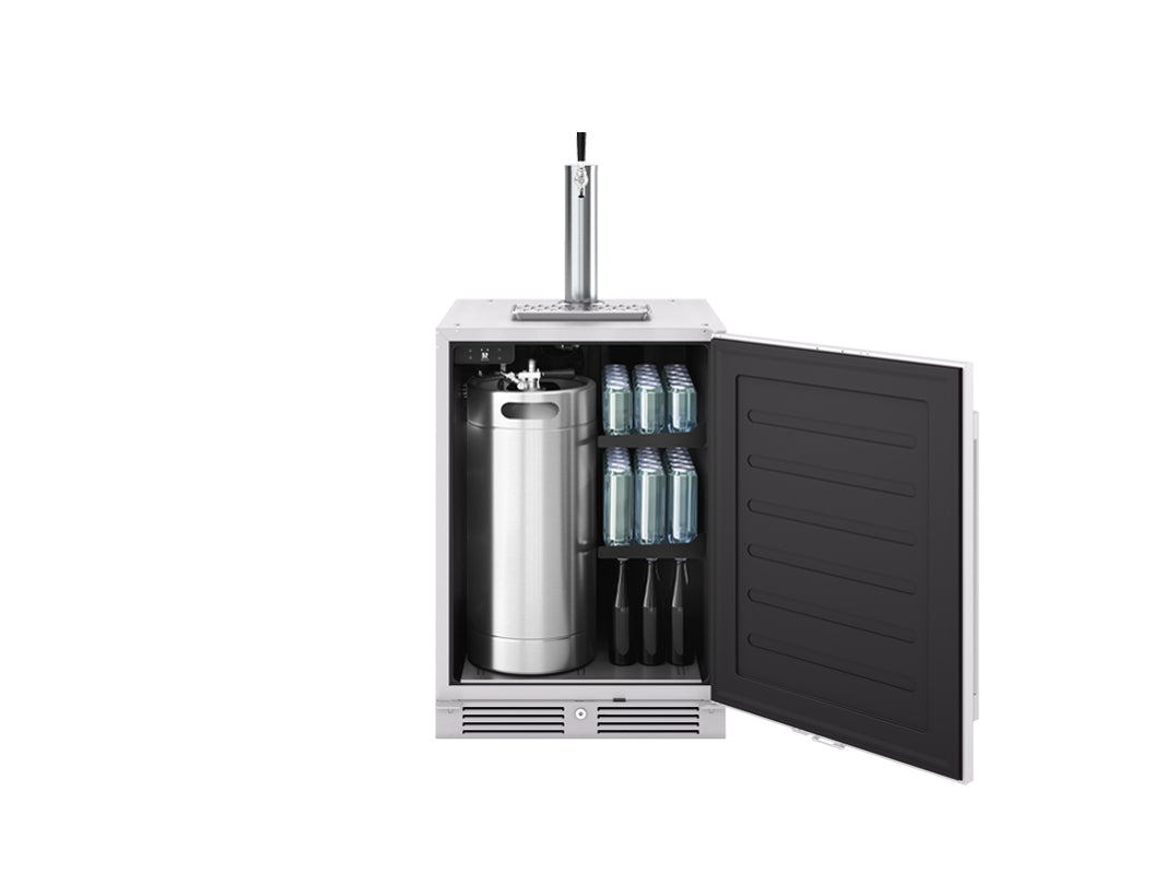 ZEPHYR PRKB24C01AS-OD 24&quot; Outdoor Kegerator &amp; Beverage Cooler