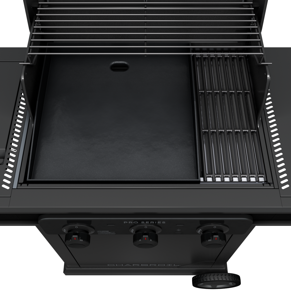 Char-Broil 463366724 Pro 3-Burner Gas Grill with Side Burner