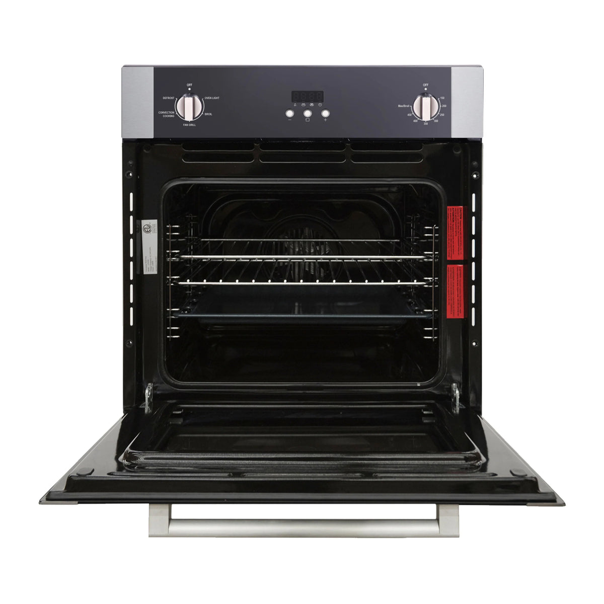 MAGIC CHEF 2.2 cu. ft. Single Electric Wall Oven with Convection in Stainless Steel