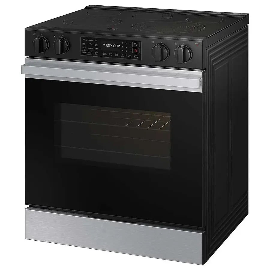 SAMSUNG NSE6DG8300SRAA Slide-In Electric Range with Air Fry - Stainless Steel