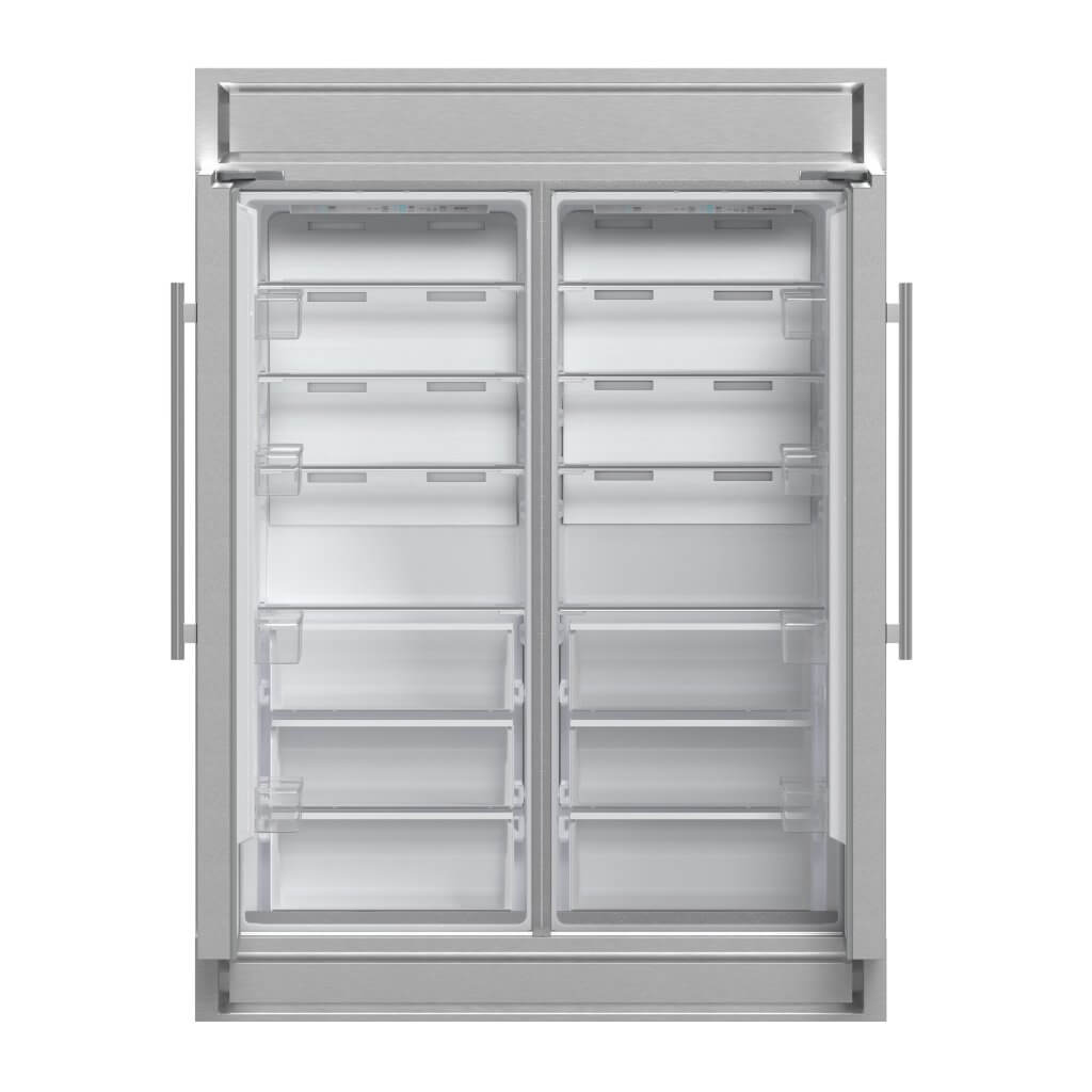 FORNO Maderno 60″ 2-PieceRefrigerator/Freezer Built-In with Decorative Grill Trim