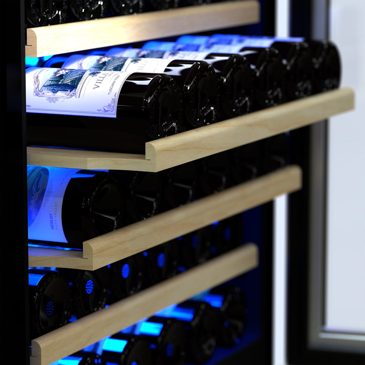 TCL TRW52B7AS 52 Bottle Single Temperate Zone Built-In Wine Cooler