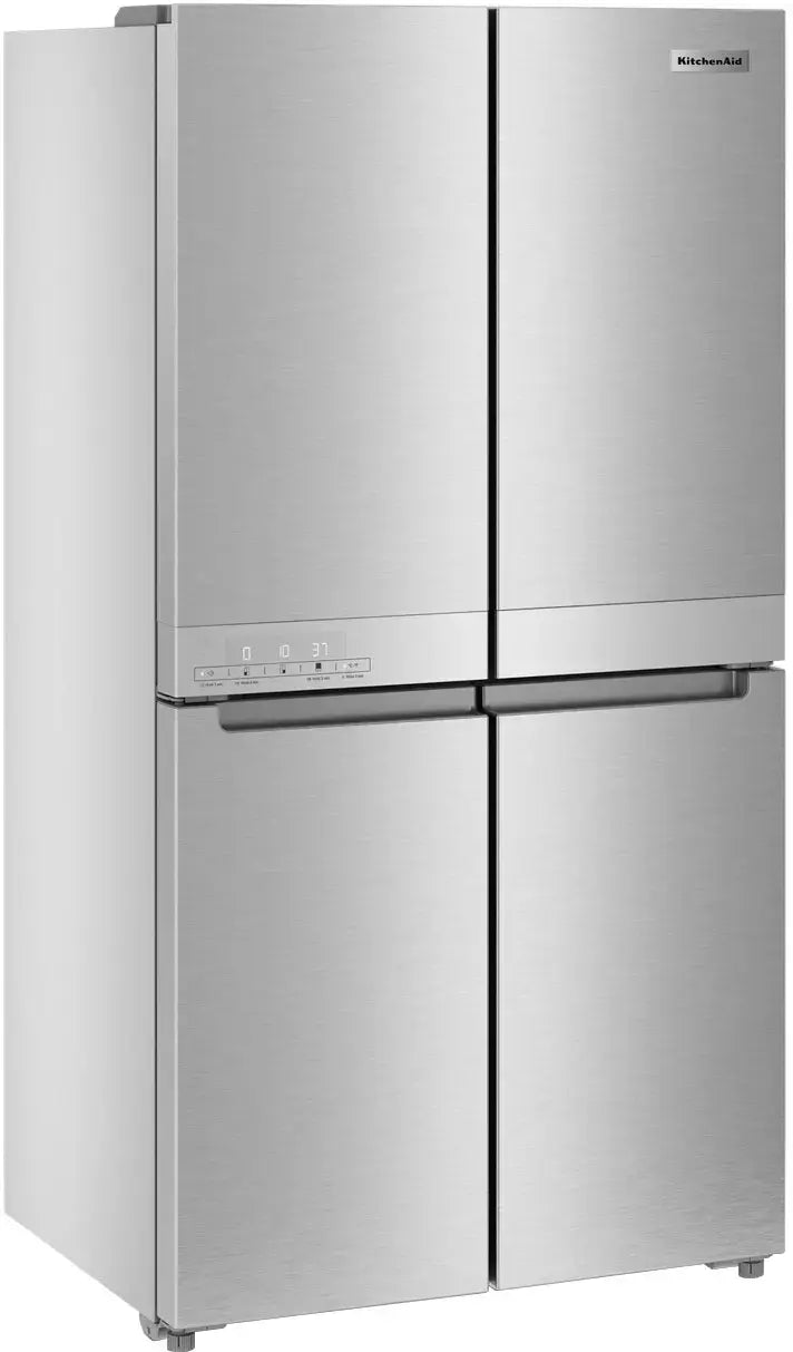 KITCHENAID KRQC506MPS 36-inch wide Counter-Depth 4-Door Refrigerator
