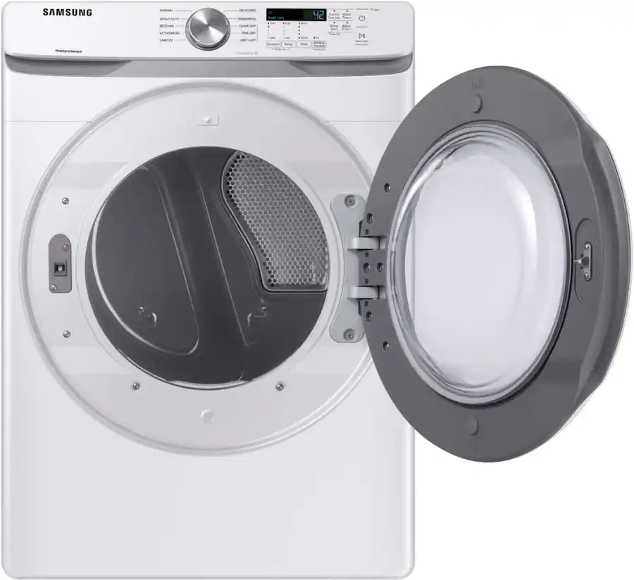 SAMSUNG DVE45T6000W/A3 Front Load Electric Dryer
