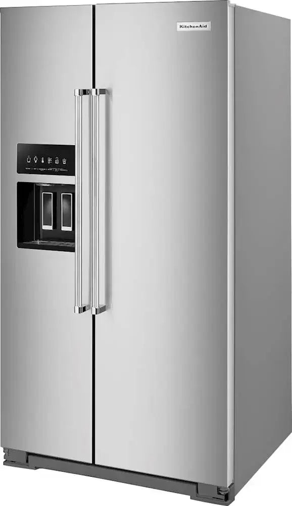 KITCHENAID KRSF705HPS Side-by-Side Refrigerator with Exterior Ice and Water
