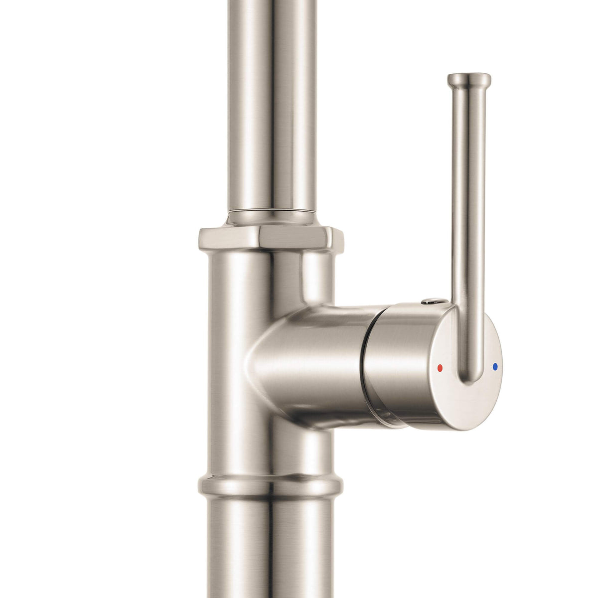 RUVATI RVF1239BN Idris Single Handle Pull Down Kitchen Contemporary Art Deco Faucet