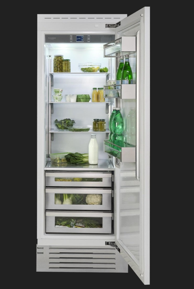 FULGOR MILANO F7IRC24O1-R 24&quot; BUILT-IN REFRIGERATOR COLUMN PANEL READY