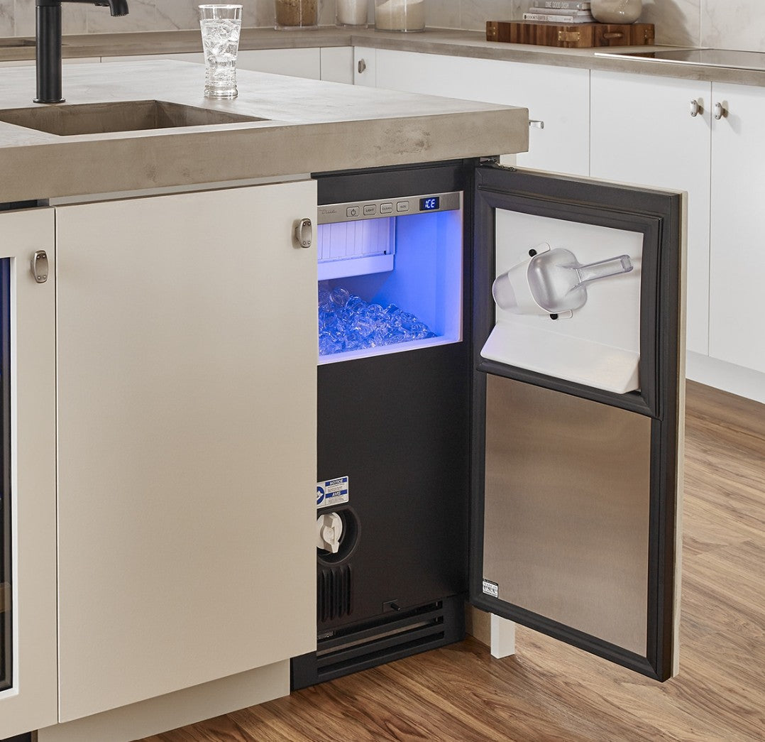 TRUE RESIDENTIAL TUI-15 15&quot; Ice Machine Solid Stainless