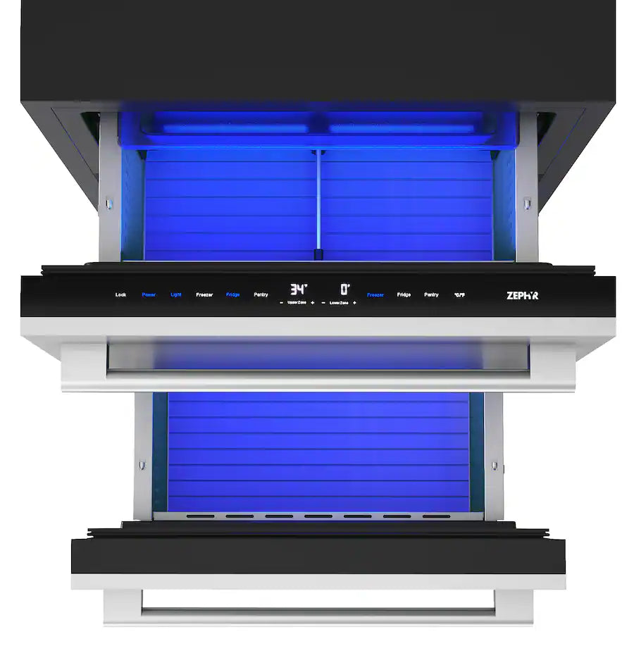 ZEPHYR PRRFD24C2AS Refrigerator Freezer Drawers