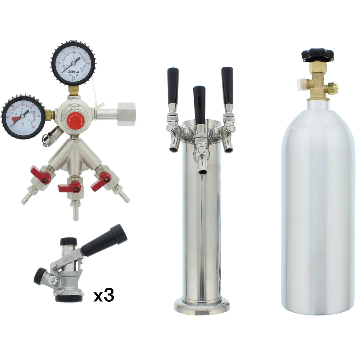 ZEPHYR Kegerator & Beverage Cooler