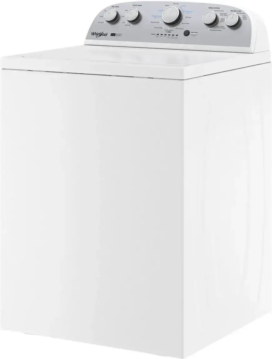 WHIRLPOOL WTW4957PW 3.8 Cu. Ft. Top Load Washer with 2 in 1 Removable Agitator