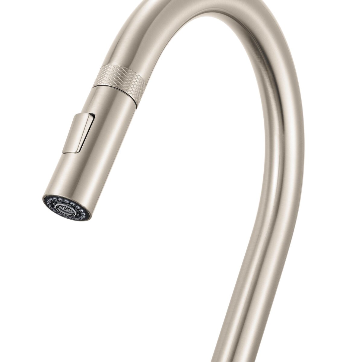 RUVATI RVF1237BN Vestia Single Handle Pull Down Kitchen Faucet Knurling Contemporary