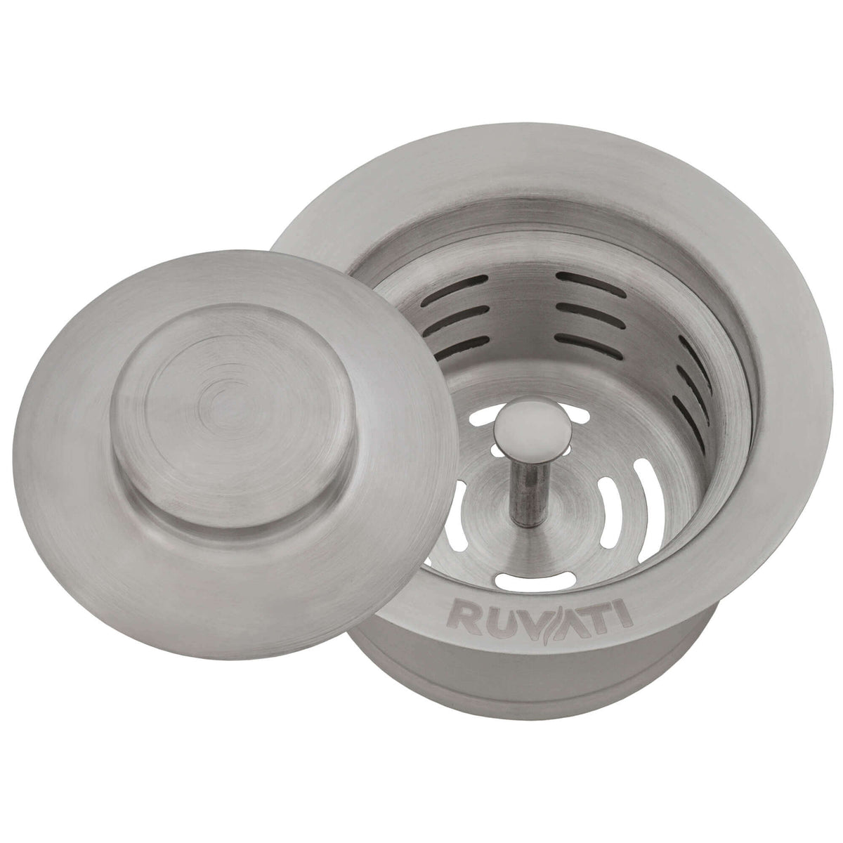 RUVATI RVA1052ST Extended Garbage Disposal Flange with Deep Basket