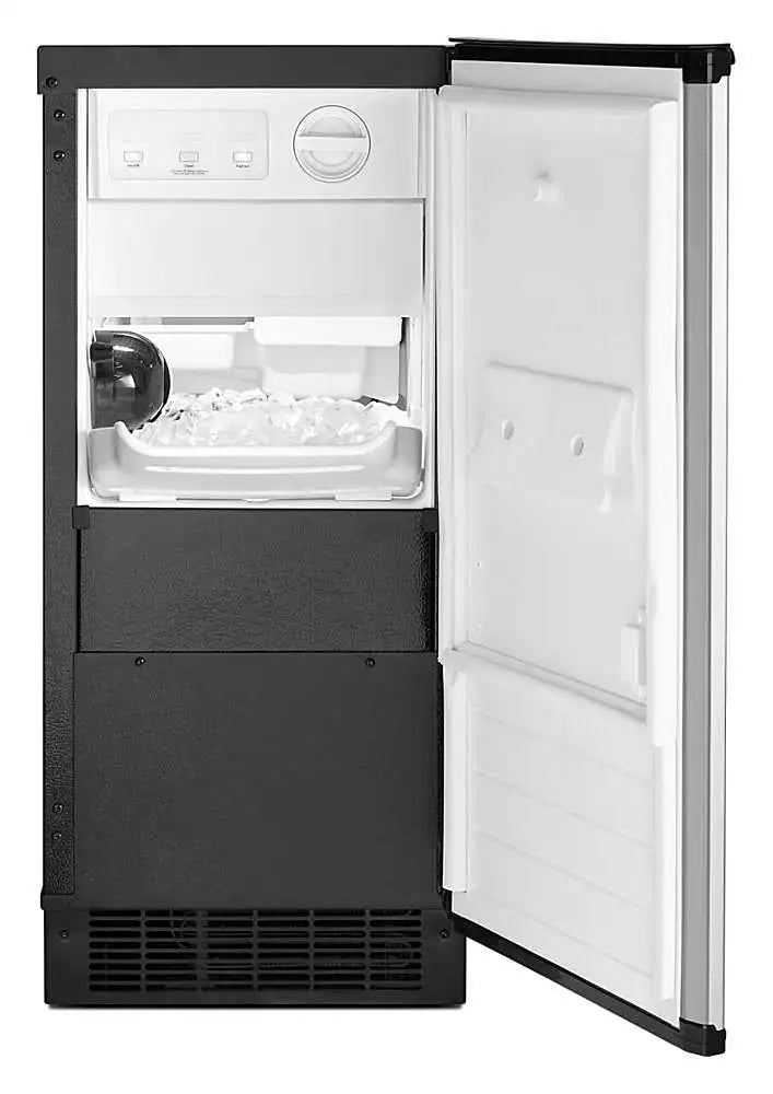 WHIRLPOOL WUI75X15HZ 15-inch Icemaker with Clear Ice with Gravity Drain System
