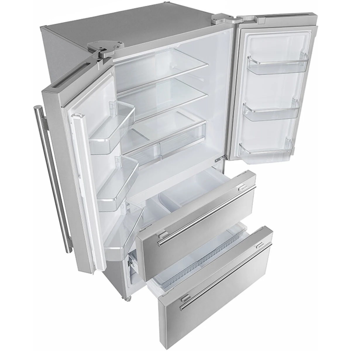 FORNO FFRBI1820-36S 36″ French Door 19.2 Cu.Ft. Stainless Steel Refrigerator