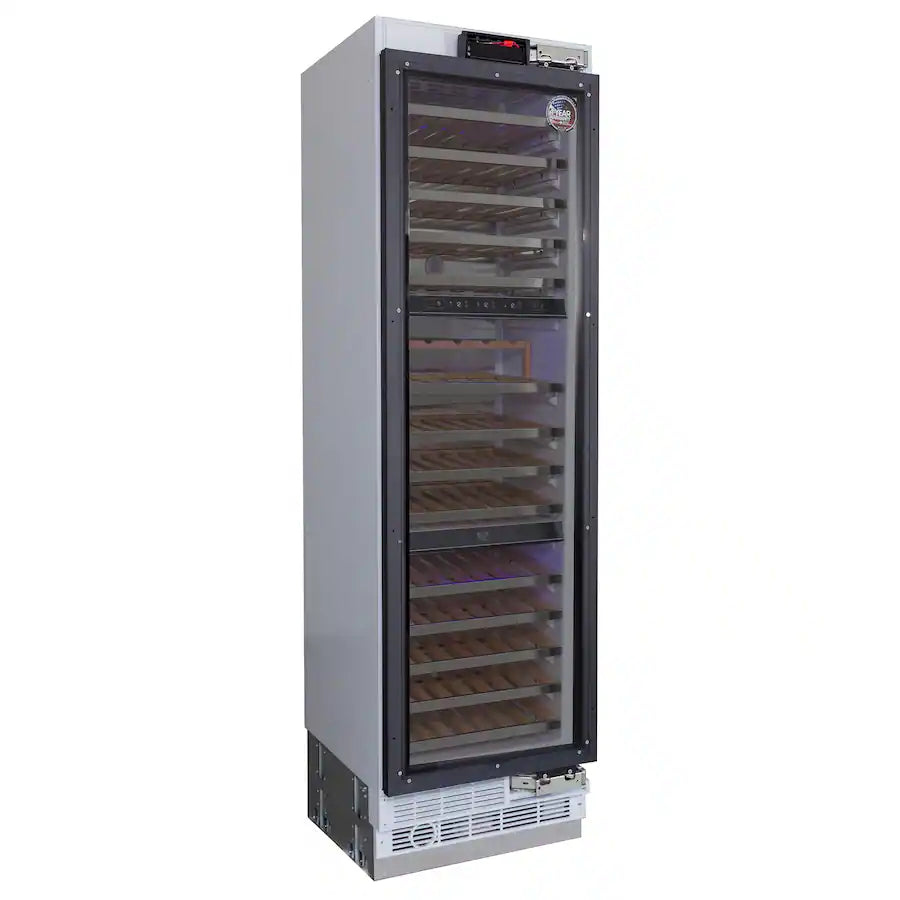 KUCHT K240W 24-in Built-in Panel Ready Three Zones Wine Cooler - Custom Panel Ready (Copy)