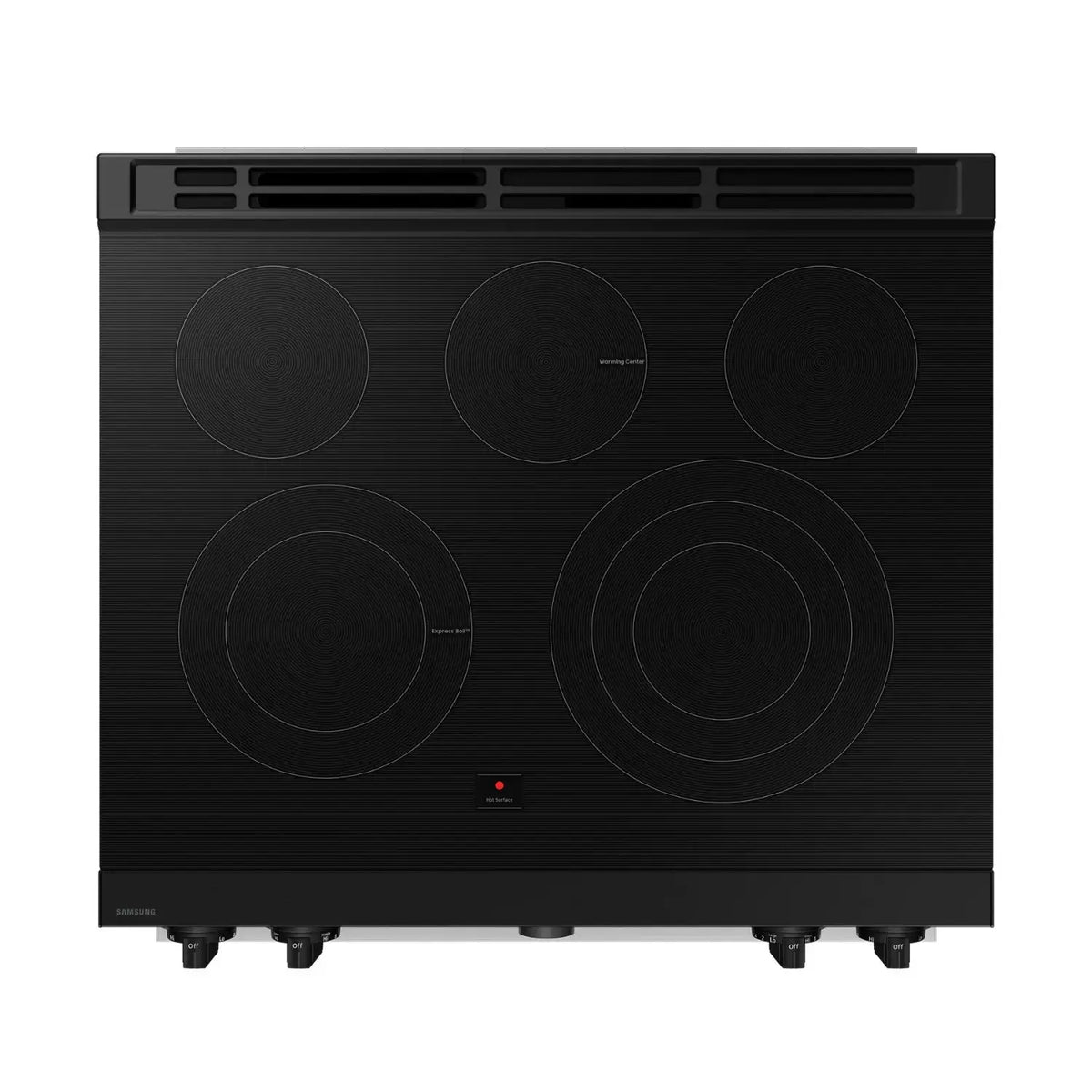 SAMSUNG NSE6DG8550SRAA Bespoke Slide-In Electric Range with Flex Duo™  in Stainless Steel