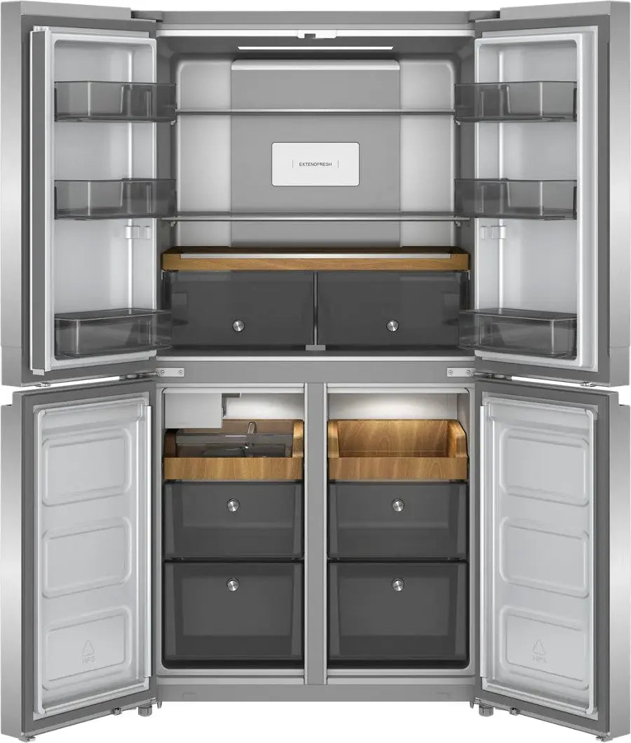 KITCHENAID KRQC506MPS 36-inch wide Counter-Depth 4-Door Refrigerator