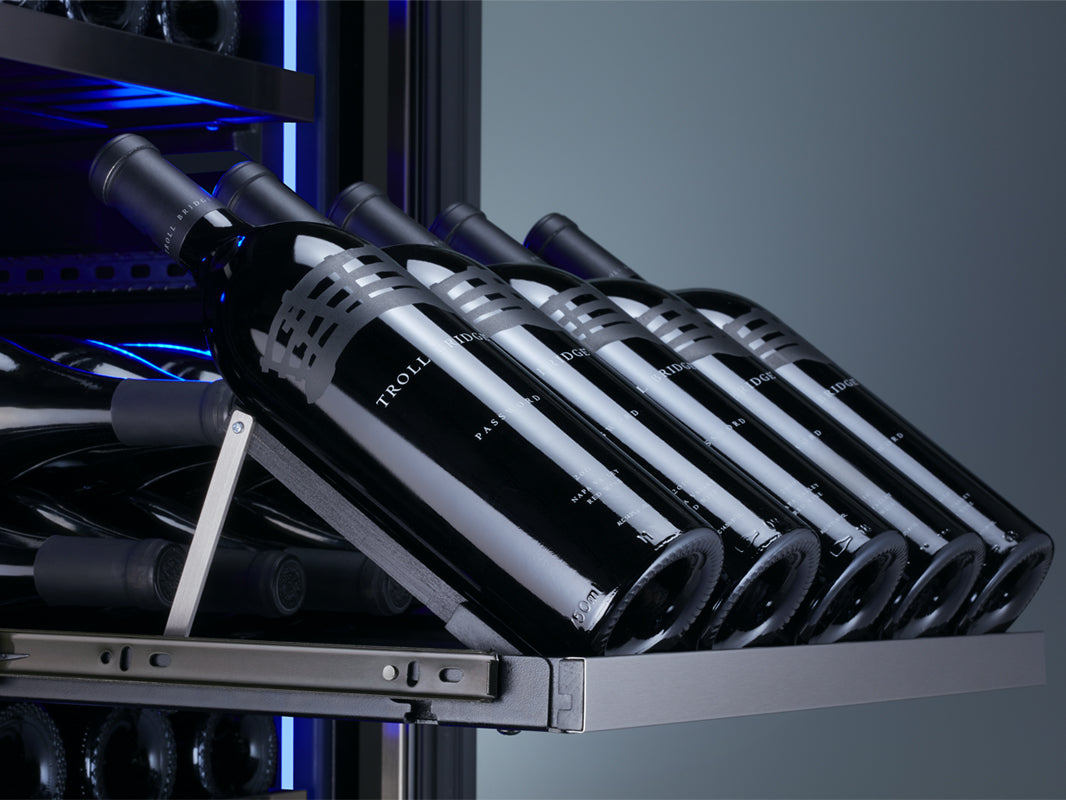 ZEPHYR PRW24F02CG 24&quot; Full Size Dual Zone Wine Cooler