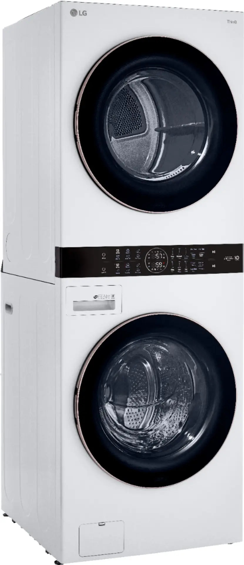 LG Front Load LG WashTower™ with Center Control™ 4.5 cu. ft. Washer and 7.4 cu. ft. Electric Dryer