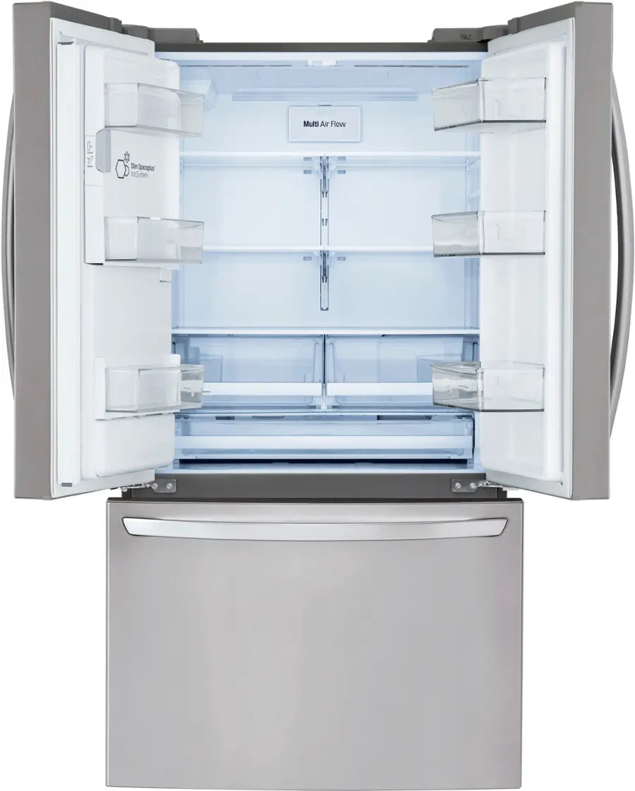 LG 28 cu. ft. 3 Door French Door, Standard Depth, Ice and Water with Single Ice Maker