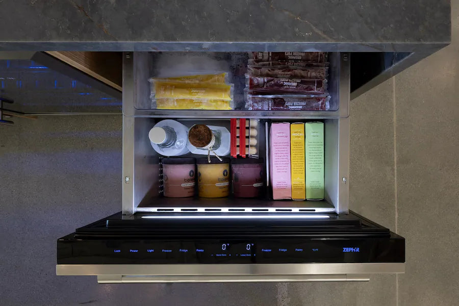 ZEPHYR PRRFD24C2AS Refrigerator Freezer Drawers