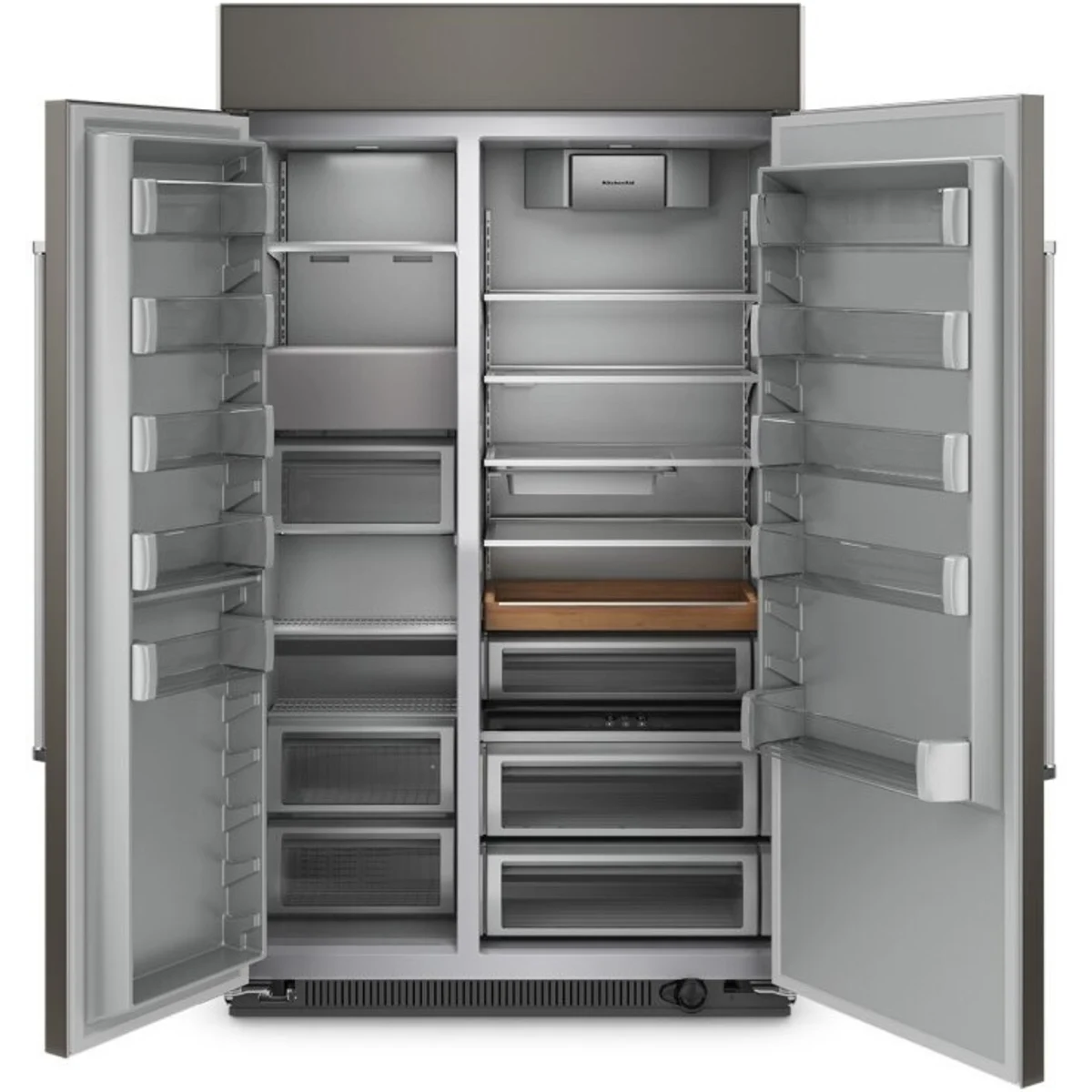 KITCHENAID KBSN708MPA 48&quot;&quot; Built-In Side-by-Side Refrigerator with Panel-Ready Doors